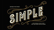© Ika - Vintage Western Ornate Text Effect with Classic Decorative Flourishes