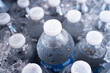© Volodymyr - Water bottle cold hydration concept. bottle fresh bottled drink. Water ice refreshment closeup. Water bottle clean beverage background.