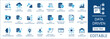 © ICONIC_FLOW - Data driven icon set featuring analytics, cloud computing, artificial intelligence, and digital transformation symbols for business and technology infographics.