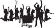 © Israt - Black Friday Cashier Silhouette Vector