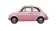 © Jabed - Pink vintage fiat 500 isolated on transparent background