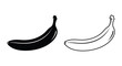 © MdAbulBasher - Two bananas one dark and one light depicted in a striking silhouette