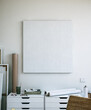 © artjafara - Clean White Canvas Mockup with Copy Space, 3d render