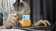 © Bird Photographer TH - Digital document management concept with professional organizing virtual files and folders on laptop. Data storage, cloud archive, paperwork automation, information system,