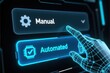 © Gibster - AI and robotic process automation transform manual tasks into automated workflows driving digital transformation and innovation in industries