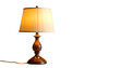 © Dwi - Classic wooden table lamp with a lit pleated shade