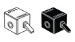 © Jahidul - Cinema cube with lever