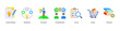 © Dewi Sari - Creative Knowledge web banner vector illustration featuring Creative Writing, Realization, Successful, Comprehension, Survey, Goods, and Literature.