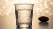 © Fachri - Refreshing glass of water with condensation on a modern surface