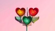 © Sherna - Heart-shaped traffic lights signaling the vibrant journey and complex choices of love and relationships