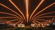 © jafor - A colorful New Year festival display of bright fireworks over the city bridge reflects light on the river water during a night holiday celebration