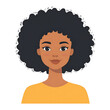 © Carter - Stylish Afro Woman Avatar Icon Design