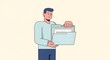 © felipe - Reviewing Documents: A professional individual is meticulously examining crucial documentation within a file, embodying focus and diligence.