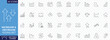 © designer - Increase and Decrease icon set. Contains Related to stock market, profit, launch, Increase, Decrease, Growth, Fall, up, down, Etc. Fully Editable. Vector illustration.