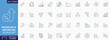 © designer - Increase and Decrease icon set. Contains Related to stock market, profit, launch, Increase, Decrease, Growth, Fall, up, down, Etc. Fully Editable. Vector illustration.