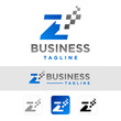 © Javed - Modern Letter Z Logo with Medical Cross and Pixel