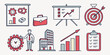 © zalal - Illustrations of various business and marketing concepts and tools. Vector