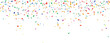 © MdFuyad - festive colorful confetti rainbow falling celebration party birthday carnival fun vibrant bright sprinkles abstract