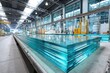 © Ольга Лукьяненко - Clear float glass sheets in factory storage