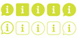 © welcome  saiful - Info icon collection, information point icon set in black, help and guidance symbol, simple info button icons, flat and stroke style, modern digital interface information and support graphic design