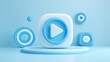 © Aris Suwanmalee - A play icon that blends digital symbols with playful, organic design elements.