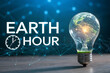 © MicrostockCreatorLab - Earth Hour Lightbulb With Globe Inside Symbolizing Global Energy Conservation And Climate Awareness Campaign
