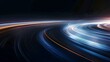 © Background Boutique - Abstract Light Trails On A Dark Professional Background Background with Copy Space