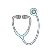 © Zae_nyan - フラットな聴診器アイコン 医療イラスト