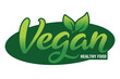 © Sabbir - Vegan typography logo design for food label