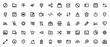 © wang - Smartphone Essentials icon set. Minimal vector icons pack. Includes Moon, Folder, Calendar, Battery, Settings, Download, Chat, Shopping Cart and more. Editable stroke.