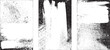 © miloje - Glitch distorted grungy isolated layers . Design element for brochure, social media, posters, flyers. Overlay texture.Textured banner with Distress effect .Vector halftone dots . Screen print texture
