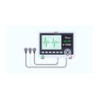 © nila - ECG Monitor Displaying Heartbeat Line Vector Art