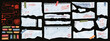 © Your Local Llamacorn - Realistic torn paper scraps with hand drawn doodles, crumpled memo notes with adhesive tape. Pen scribbles on ripped notebook sheets, paper shreds with damaged edges, collage vector elements set