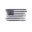 © KR Studio - american flag with grunge effect
