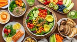 vegetables on a plate