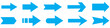 © Daishin - Arrow icon set, arrow cursor collection, black arrows icons vector set. Set of big Blue vector arrows. Arrow icon. Mega set of vector arrows. Set of many different arrow icon. Black long arrow icon.