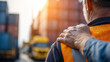 © Chaiwit - National employee appreciation day shows support and gratitude with hand on shoulder in warm industrial setting