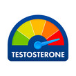 © Mina - testosterone level meter gauge icon
