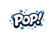 © Roman - Pop stylized text vector Vector stylized text on a white background