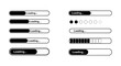 © dikifajarfadilah - dynamic loading bars and progress indicators for user interface design illustrating digital waiting status and ux elements