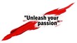 © Alynsyd - Unleash Your Passion Bold Red Brushstroke