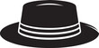 © Mst Raosonara - Vintage hat silhouette vector illustration clothing accessory line art for fashion design