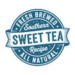 © sifat - Fresh brewed all natural southern sweet tea recipe logo