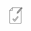 © Rey - Digital Checklist Document Icon for Task Completion and Organization