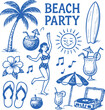 © Selimfreelancer - beach party elements collection transparent