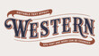 © SHORIF - western, vintage editable text effect with retro ornament style for sheriff, outlaw, deputy, bandit, marshal, and gunslinger rank titles, rustic design.