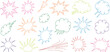 © Muhammad - Set of 20 Colorful Comic Speech Bubbles and Explosion Shapes Vector