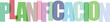 © md - Planificación tipografía moderna colorida diseño vectorial