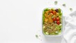 © Lia - Quinoa grains cube tofu and tomato for lunch