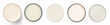 © GraphicPNG - a vibrant photograph from directly above, presenting five different containers of fresh white milk with varying textures, perfect for culinary projects or dairy-related themes.
